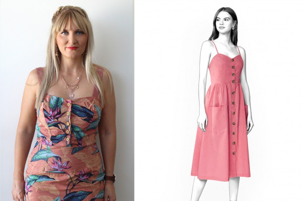 Lekala Dress with Straps