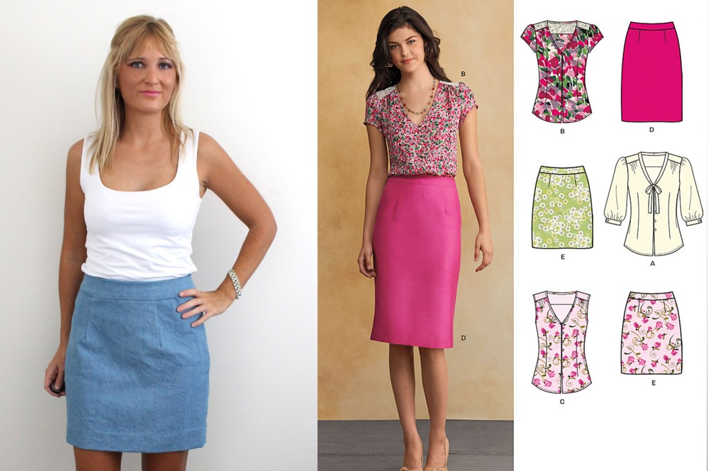 New Look 6107 Skirt Pattern